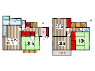 西島様邸貸家の物件間取画像